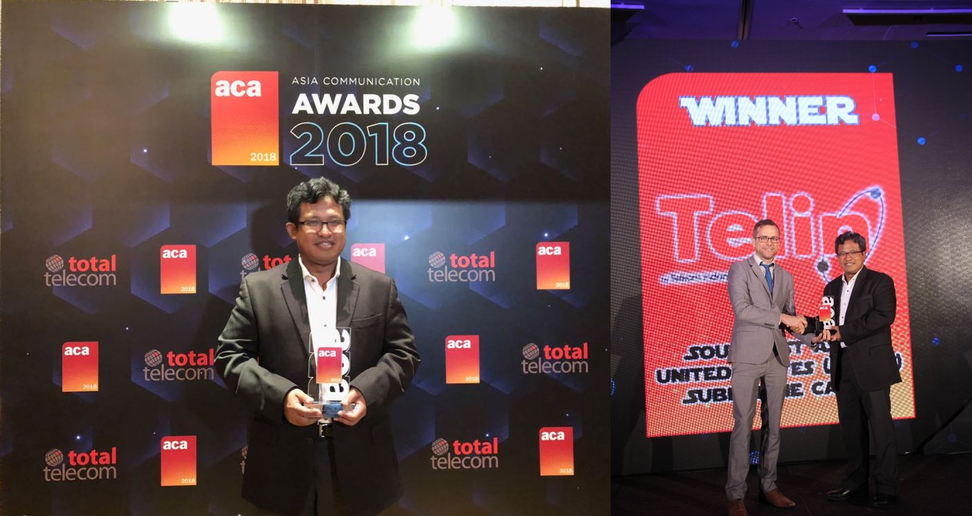 Telin Wins Project of the Year in Asia Communication Awards 2018 Singapore