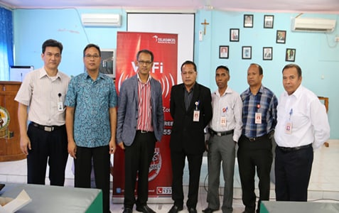 Free Wifi Telkomcel Now Present at Guido Valadares Hospital Dili