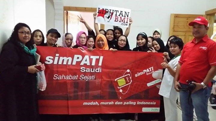 Care for TKI, simPATI Arabia Give Help To 53 TKI in Thaif