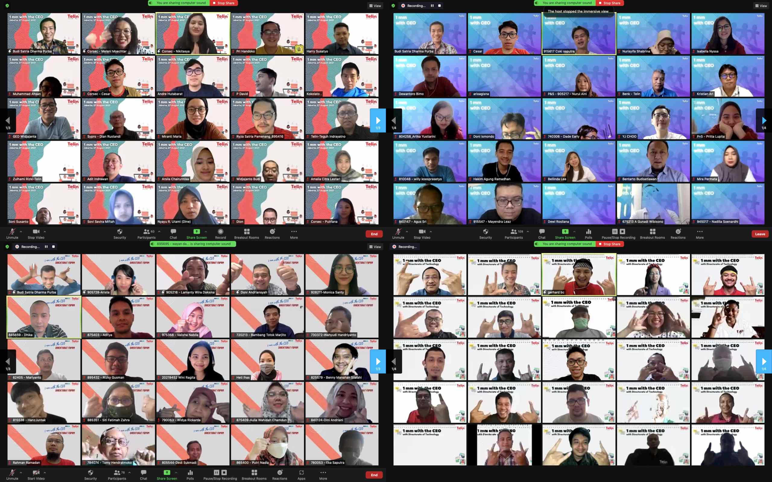 Bringing Employees Closer through One Memorable Moment with CEO Telin