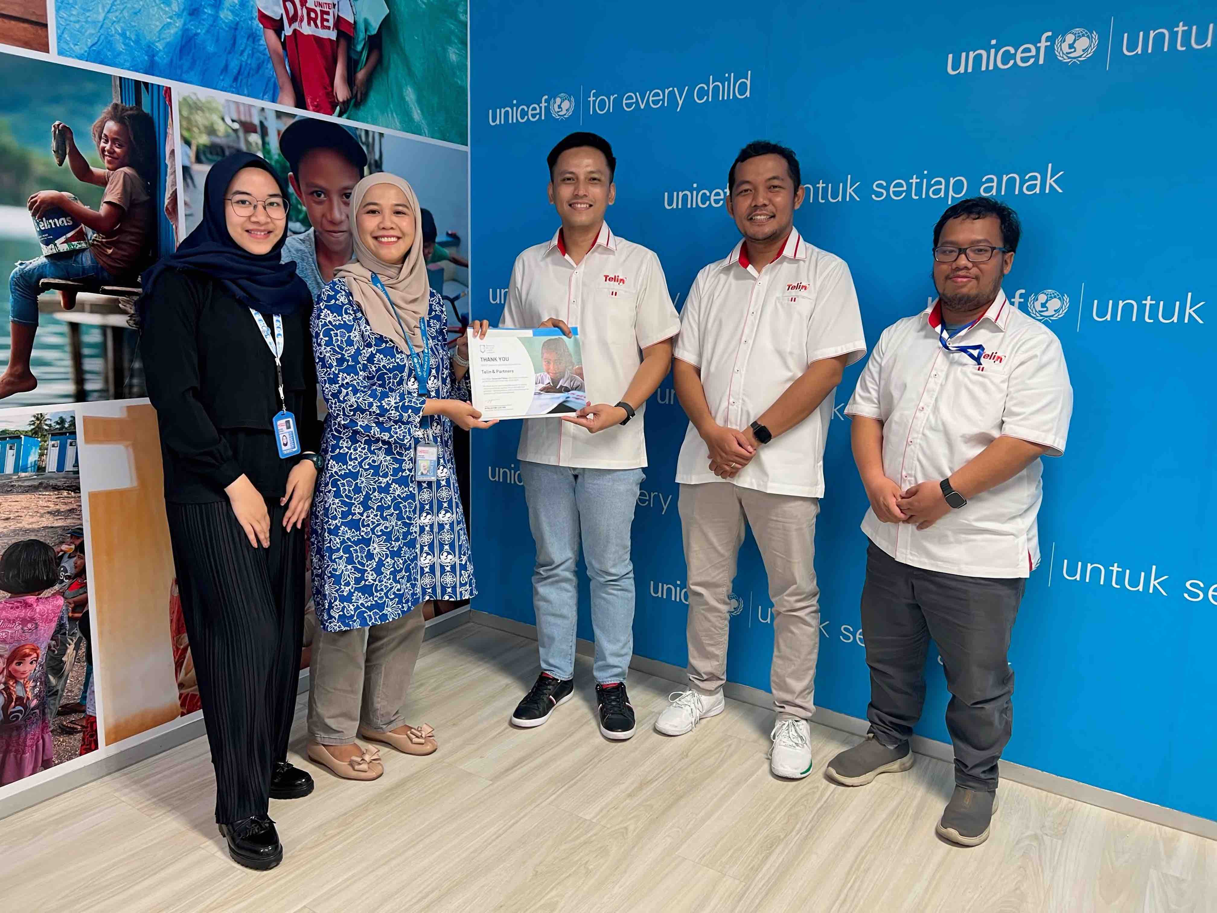 Telin Berperan Serta dalam Mendukung Upaya UNICEF untuk Meningkatkan Kualitas Hidup Anak-Anak melalui Peningkatan Survei Pelanggan