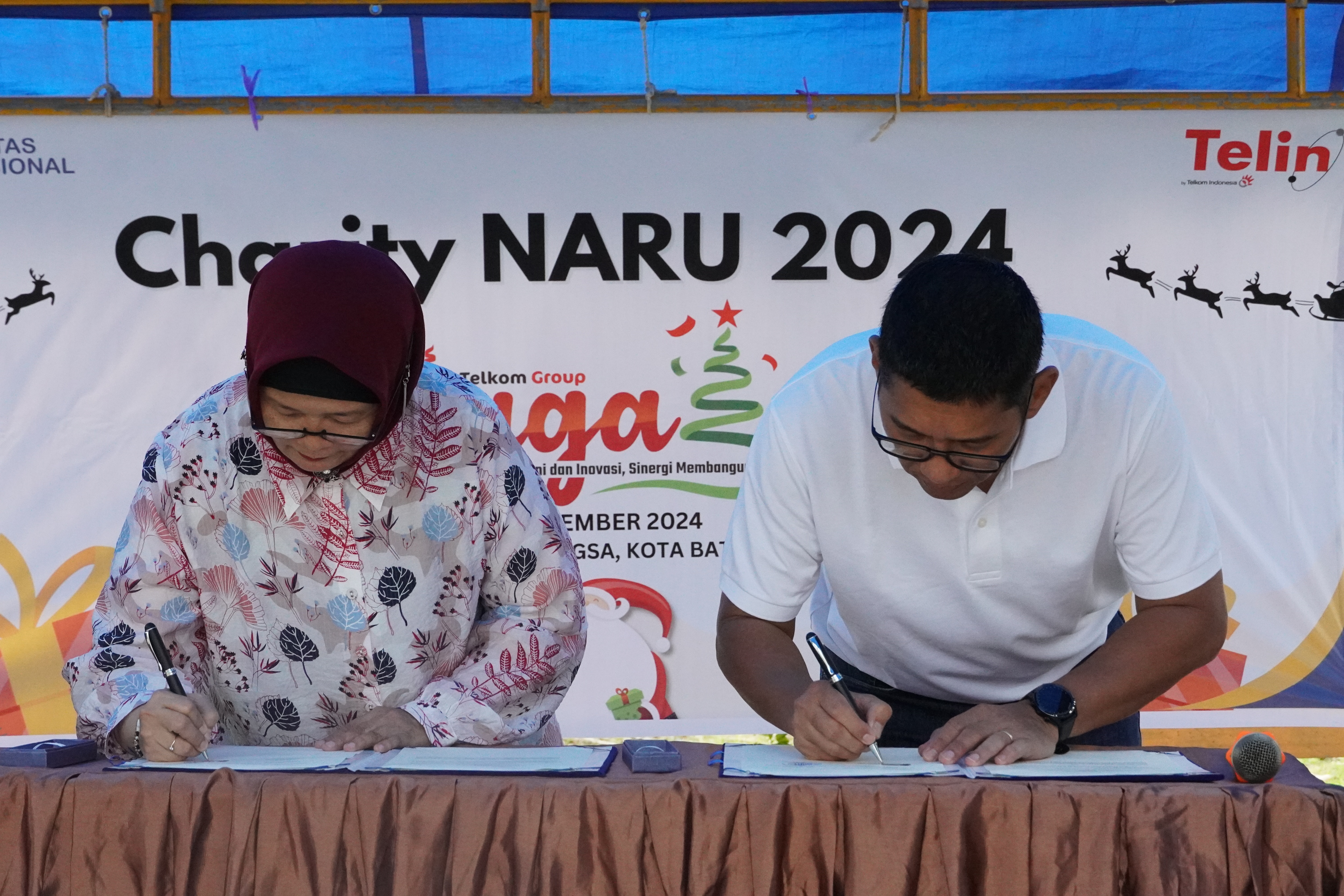 Telin dan UIB Berkolaborasi Untuk Pemberdayaan Komunitas Pesisir Melalui Charity NARU 2024-2025 dan Program Pengembangan Keterampilan Digital