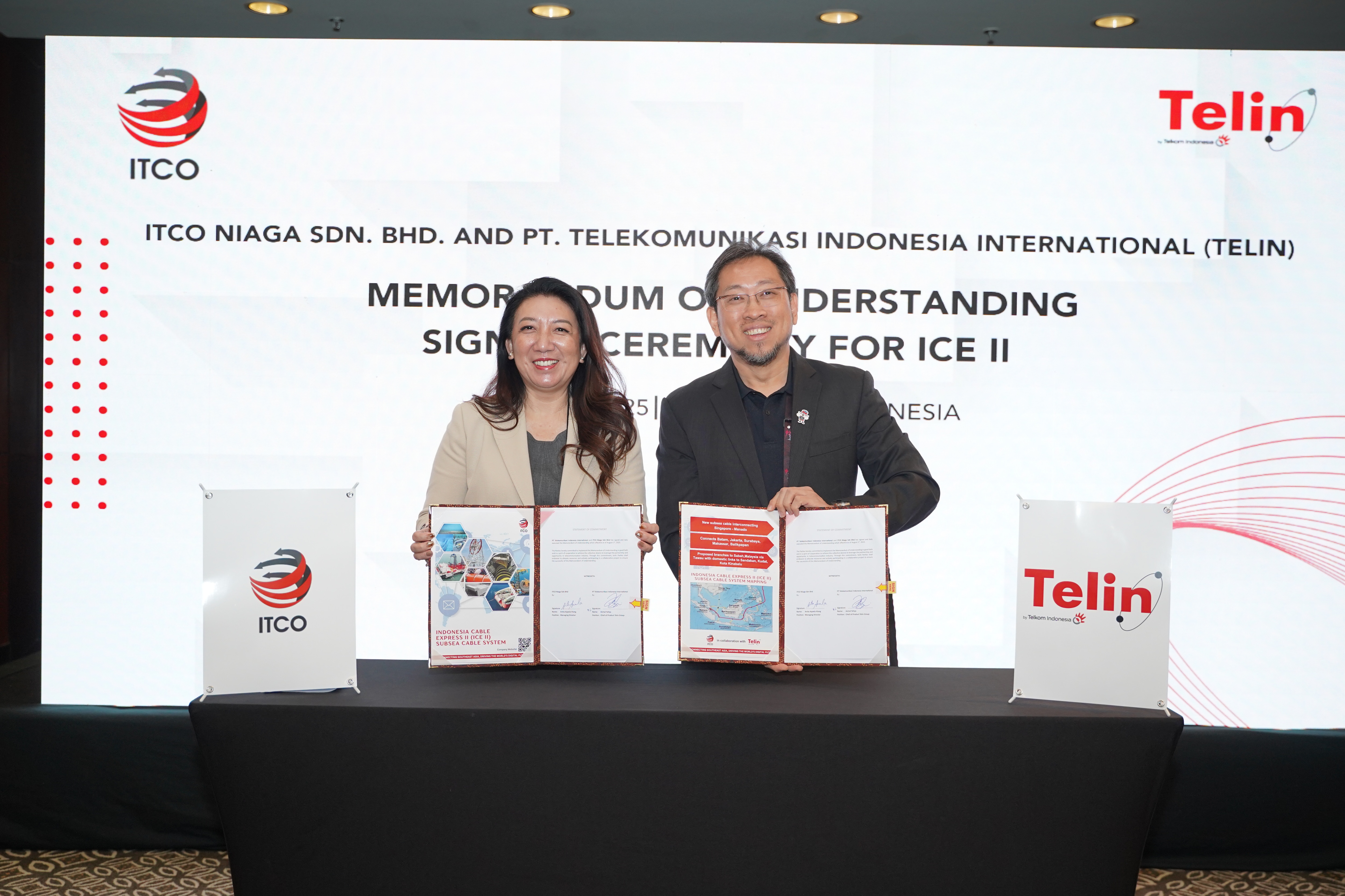 Telin and ITCO Niaga Announce Visionary Collaboration to Strengthen Indonesia Cable Express II (ICE II)