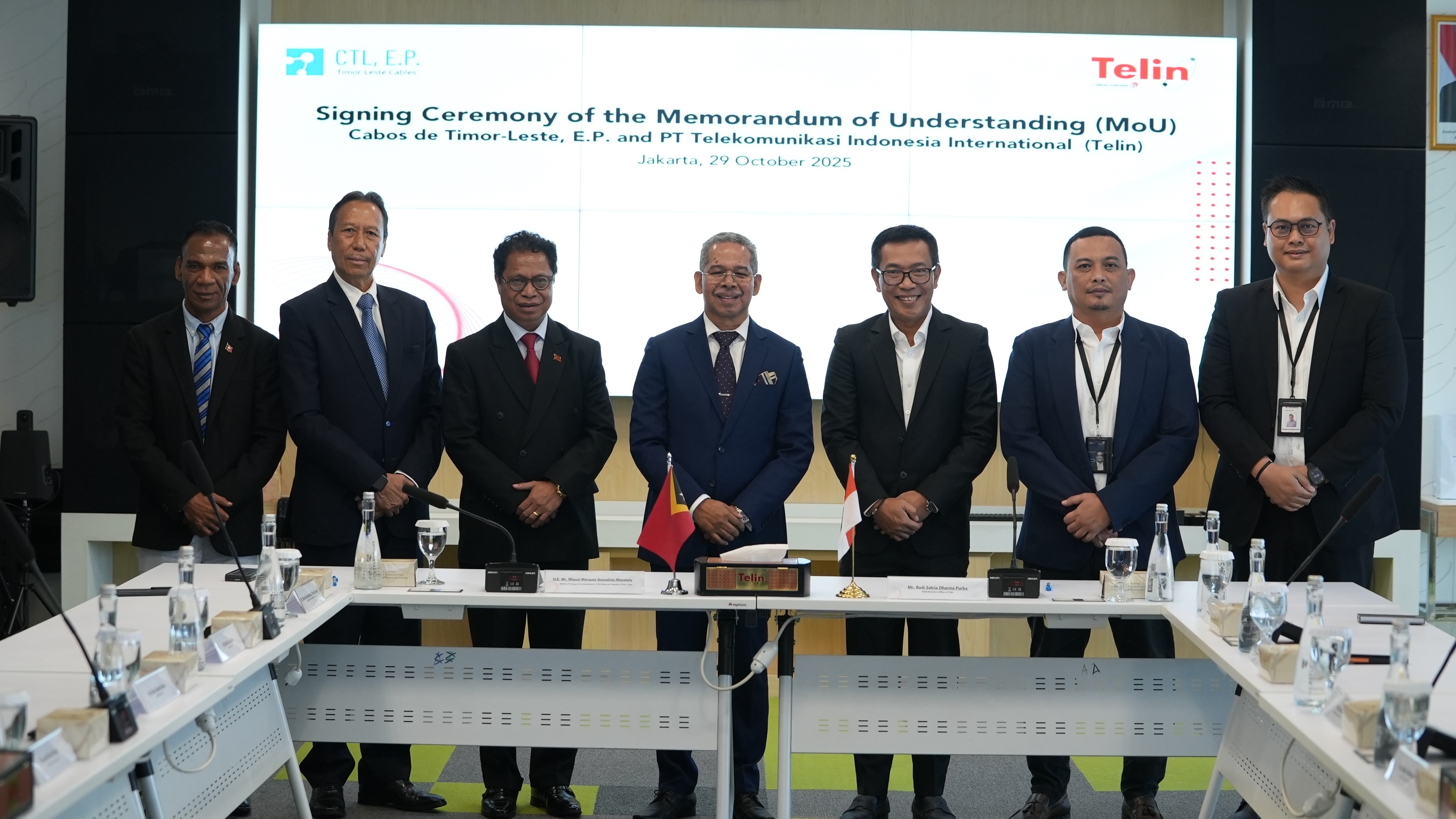 Cabos de Timor-Leste, E.P. and Telin Sign MoU to Strengthen Bilateral Collaboration on Digital Infrastructure Development