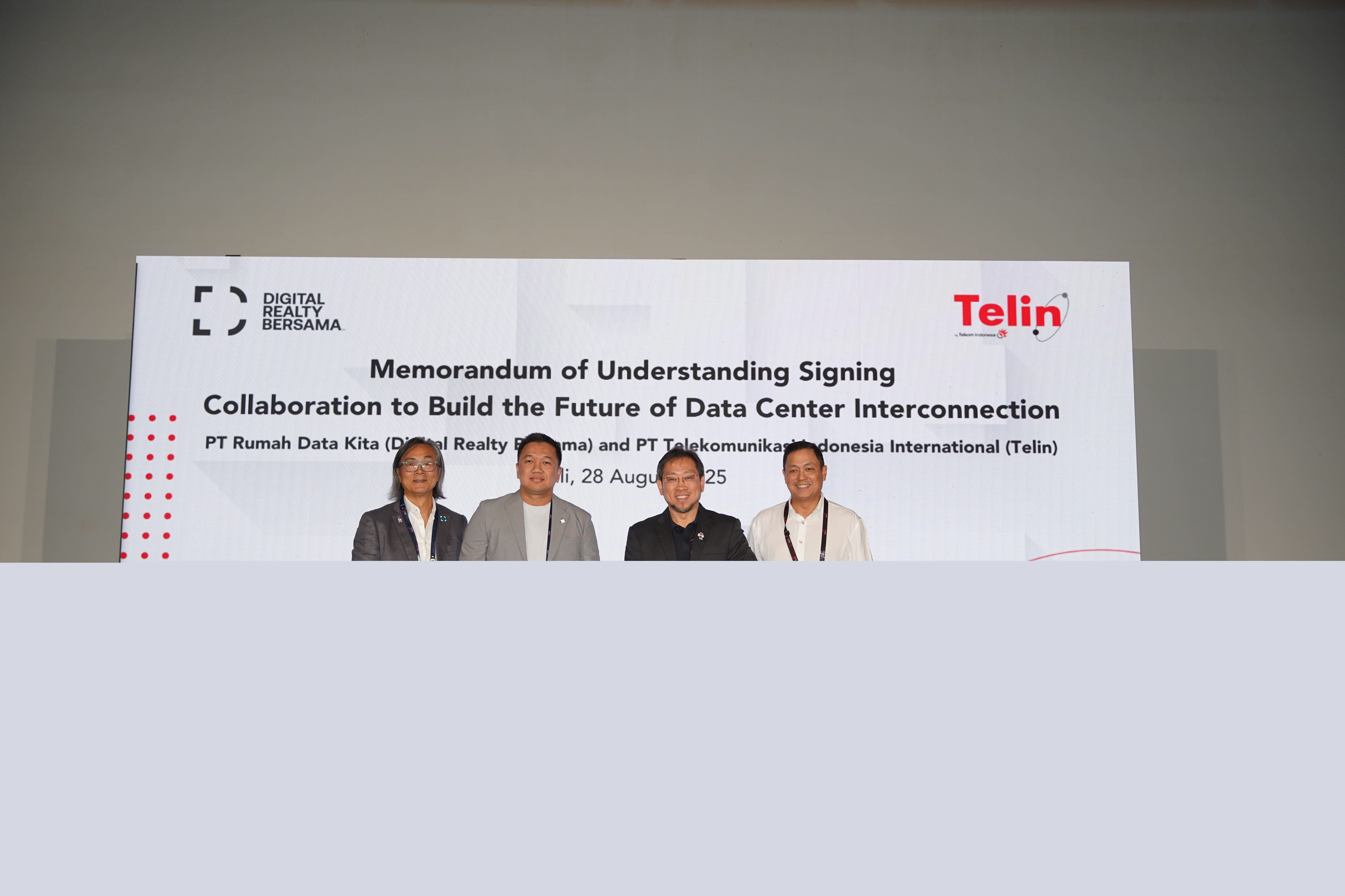 Unlocking New Possibilities: Telin and Digital Realty Bersama Collaborate to Build the Future of Data Center Interconnection